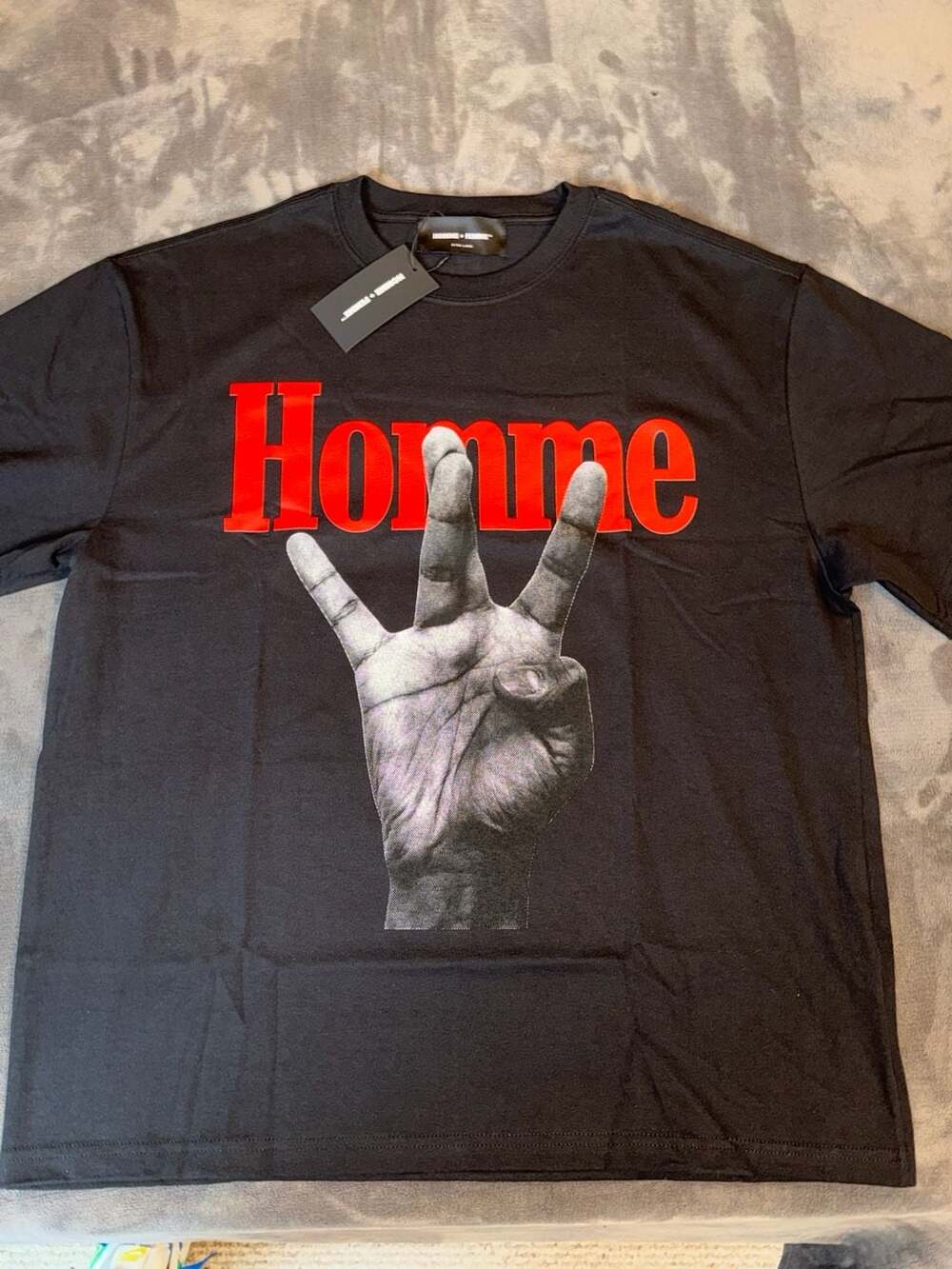 Homme + Femme Twisted Fingers Graphic T-Shirt